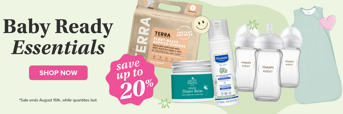 Save up to 20% on Baby Ready Essentials