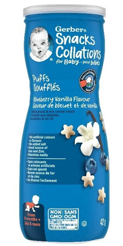 Buy Gerber Graduates Toddler Snack Puffs Blueberry Vanilla at Well.ca ...