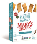 Mary's Organic Crackers Real Thin Sea Salt Crackers