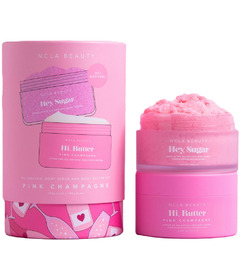 NCLA Beauty Body Scrub + Body Butter Set Pink Champagne