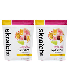 Skratch Labs Sport Hydration Drink Mix Passion Fruit Orange Guava Bundle