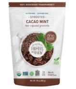 One Degree Organics Sans Gluten Granola infusé au thé germé Cacao Menthe
