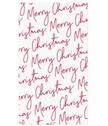 Harman Printed Lunch Napkins Merry Christmas Script 