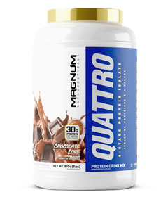 Magnum Nutraceuticals Quattro Protein Drink Mix Chocolate Love