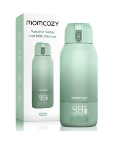 Momcozy Super Fast Portable Breast Milk and Water Warmer for Travel Green