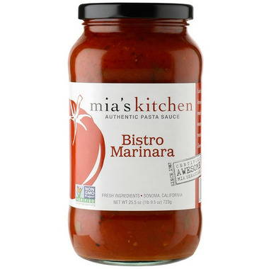 Mia\'s Kitchen Bistro Marinara Pasta Sauce Mia\'s Kitchen Bistro Marinara Pasta Sauce