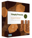Simply Protein Dark Chocolate Salted Caramel Plant Based Snack Bars Case