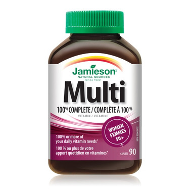 Jamieson Multi 100% Complete Vitamin for Women 50+ Jamieson Multi 100% Complete Vitamin for Women 50+