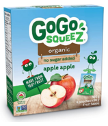 GoGo squeeZ Organic Apple