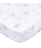 Gerber Childrenswear Knit Crib Sheet Celestial Stars