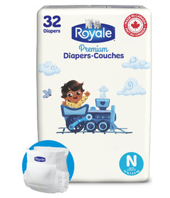 Royale Baby Diapers Jumbo Bag Size Newborn