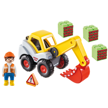 PLAYMOBIL 1.2.3 Truck with Garage 