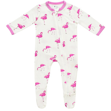 Buy Kyte BABY Zippered Footie Flamingo at Well.ca | Free Shipping $35 ...