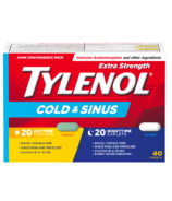 Caplets Tylenol Extra Fort Rhume et Sinus Jour/Nuit
