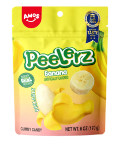 Amos Peelerz Gummy Candy Banana
