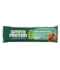 Simply Protein Plant Based Snack Bars Mint Chocolate Chip