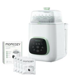 Momcozy KleanPal Pro Bottle Washer/Sterilizer + Cleaning Tablets Bundle