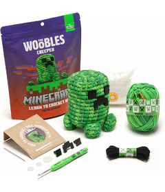 The Woobles Minecraft The Creeper Crochet Kit