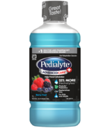 Pedialyte AdvancedCare Plus Solution de réhydratation orale à base d'électrolytes Baies givrées 
