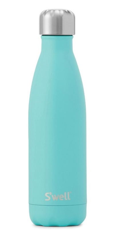 Buy S'well Turquoise Blue Stainless Steel Water Bottle Satin Collection ...
