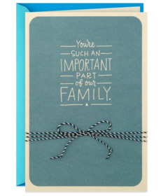 image of Hallmark Father's Day Card Important Part Of Our Family with sku:299158