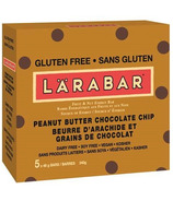 LaraBar Boîte de 5 Barres aux Pépites de Chocolat et Beurre d'Arachide