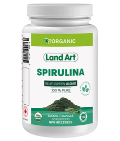 Land Art Organic Spirulina 500mg