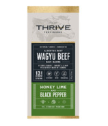 Thrive Provisions Waygu Beef Bar Miel et citron vert & Poivre noir