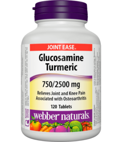 Webber Naturals Glucosamine Turmeric 750mg/2500mg