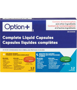 Option+ Toux complète & Capsules liquides pour le rhume Combo Pack