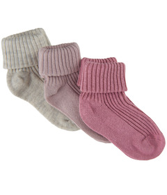 Minymo Socks Pack Rose Smoke