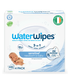 WaterWipes Sensitive Newborn & Baby Wipes Unscented & Hypoallergenic