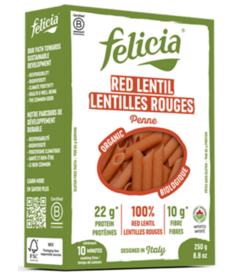 Felicia Organic Red Lentil Penne