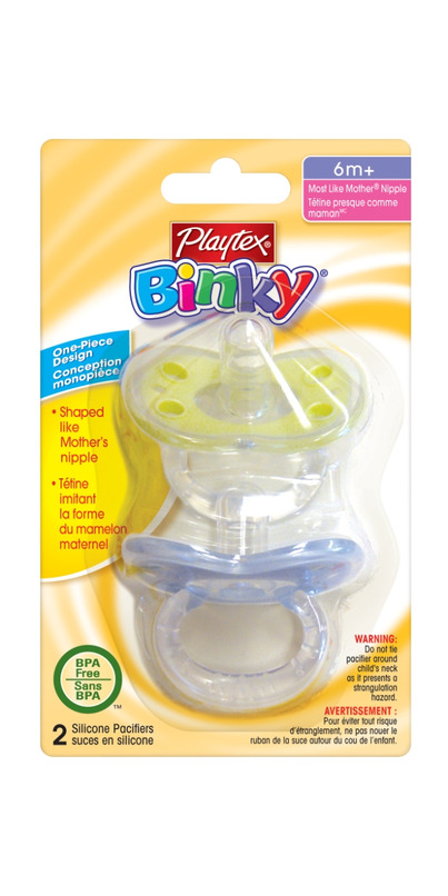 playtex binky silicone pacifier