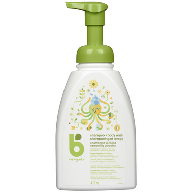 babyganics shampoo and body wash chamomile