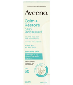 Aveeno Calm + Restore Daily Moisturizer SPF 30