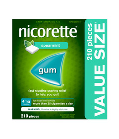Nicorette Gum Spearmint 4mg