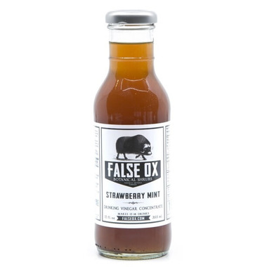 False Ox Strawberry Mint Shrub Cocktail Mix False Ox Strawberry Mint Shrub Cocktail Mix
