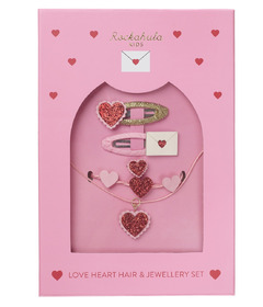 Rockahula Kids Hair and Jewellery Set Love Heart