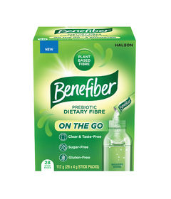 Benefiber On The Go Prebiotic Dietary Fibre Powder Stick Packs