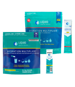 Liquid I.V. Hydration Electrolyte Drink Mix Lemon Lime & Strawberry Bundle