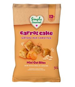 image of Simply Gourmet Mini Oat Bites Carrot Cake with sku:330853