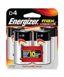 Energizer Multi D4 Batteries