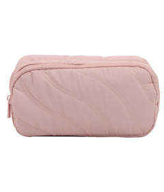 MYTAGALONGS Double Zip Clear Loaf Blush