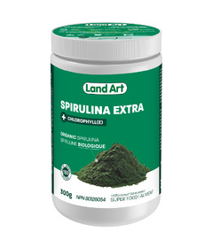 Land Art Spirulina Extra + Chlorophyll Unflavoured