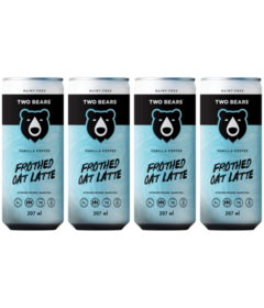 Two Bears Vanilla Coffee Frothed Oat Latte Bundle