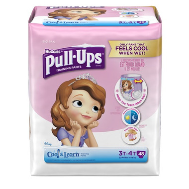 Pull-Ups Learning Designs for Girls Potty Training Pants, 2T-3T