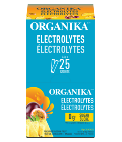 Organika Electrolytes Classic Pineapple Passionfruit Box