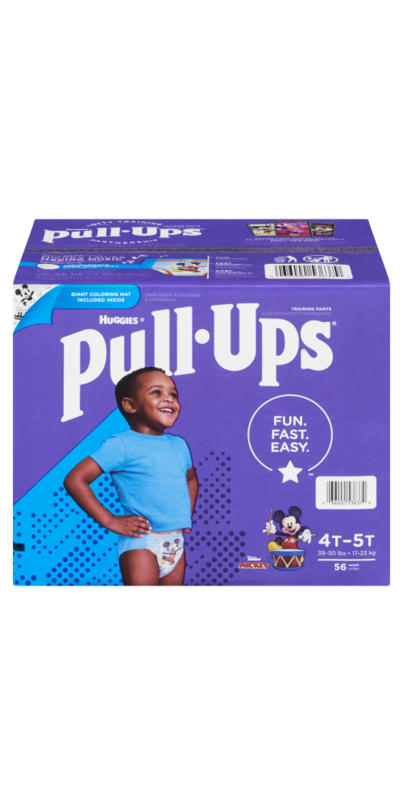 Huggies Pull Ups Night Time Training Pants 2t-3t Sealed Box 54 Ct Purple  Mickey