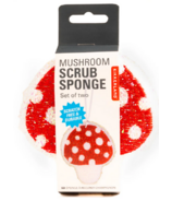 Kikkerland Mushroom Scrub Sponges